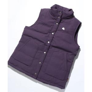 ダウンベスト ダウン 【LOGOS/ロゴス】エステルピーチサーモアファイバー 中綿ダウンベスト