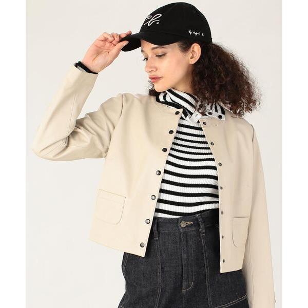 ジャケット ノーカラージャケット ニューブルゾンミニョン レディース