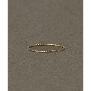 指輪 リング 入学式 「シリーズ累計販売 1500点突破！」「K18」ベーシックスリムリング/good-luck/金属アレルギー対応「動画あり」