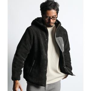 コート ジャケット BOA FLEECE HOODIE：ボアフリースパーカー ライトアウター メンズ
