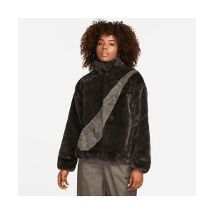 アウター レディース ナイキ NSW ビッグ スウッシュ Swoosh FAUX FUR シェルパ SHRPA ボア フリース ジャケット DO379｜zozo