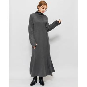 ワンピース マーメイドラインニットワンピース