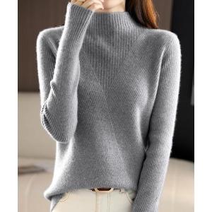 ニット ハーフタートルニット レディース