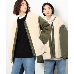 ジャケット ブルゾン ボアフリース ＆ 瓢箪キルティング