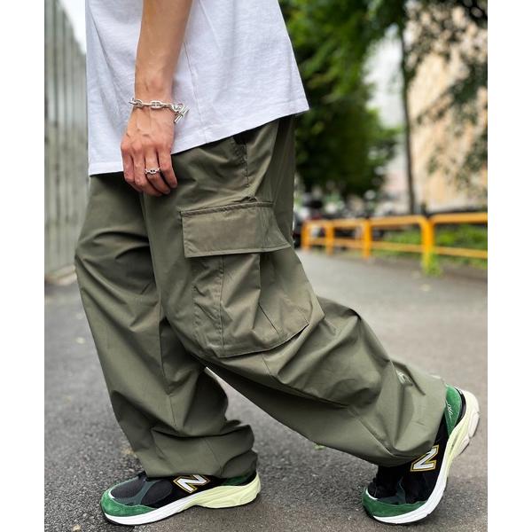 カーゴパンツ 「CONTACT」ユーティリティーウォーターレジストオーバーサイズカーゴパンツ メンズ...