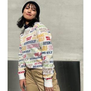 ニット 〈WOMEN〉BEAMS GOLF ORANGE LABEL / 総柄 マルチカラー