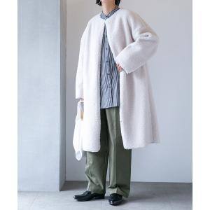 レディース LB.04/ノーカラームートンボアコート