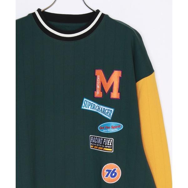 トレーナー スウェット 76Lubricants サガラ刺繍 76ワッペン ビックサイズ プルオーバ...