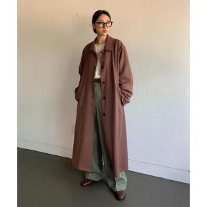 Amiur（エミレ） ステンカラーコート コート stand neck long coat