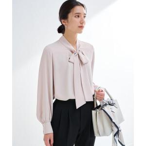 シャツ ブラウス ボウタイ ブラウス