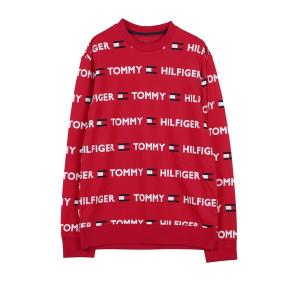 ルームウェア パジャマ メンズ TOMMY HILFIGER トミー ヒルフィガー LOGO LINE PATTERN メンズ スウェット｜zozo