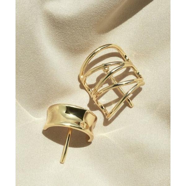 ヘアゴム 「GOLDY」メタル ケージ × ワイド ライン セット ヘアカフ / 6221243　