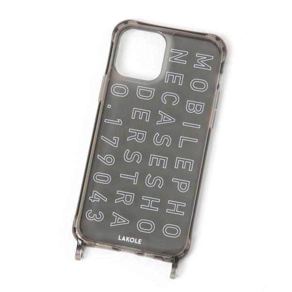 モバイルケース レディース ロゴプリントフックiPhoneケース / 174938