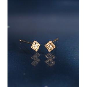 ete（エテ） ピアス 「ゾディアック」 K10YG ダイヤモンド ピアス