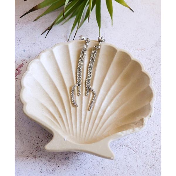 ピアス JS SELECT  編み込み2連チェーンピアス レディース メンズ