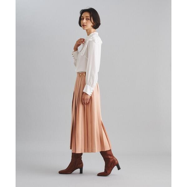 スカート プリーツコンビスカート