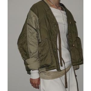 ブルゾン アウター ミリタリー ライナーデザインジャケット chw22a140 レディース メンズ
