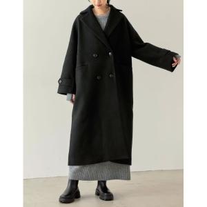 コート ピーコート [2023A/W PRE ORDER]低身長サイズ有]オーバーサイズダブルブレストカラーコート