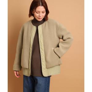 ジャケット ブルゾン ボアブルゾン「S〜L」 レディース
