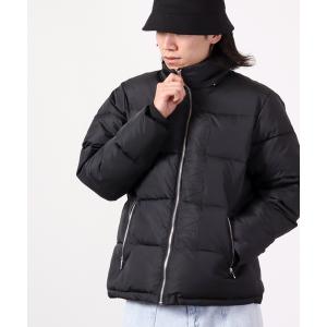 ダウンジャケット ダウン Logo print switching down jacket/ロゴ