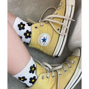 靴下 WEGO/総柄フラワーソックス