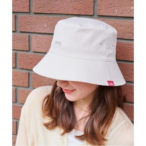 帽子 ハット 「EDWIN」ロゴ刺繍バケットハット レディース メンズ