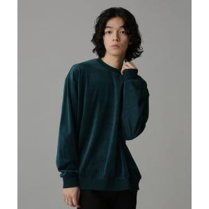 スウェット LB.04/ベロアソリッドクルーネックスウェット