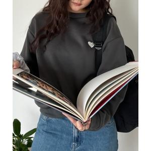 トレーナー スウェット 「サイズ展開あり」ハート刺繍トレーナー/スウェットシャツ レディース メンズ