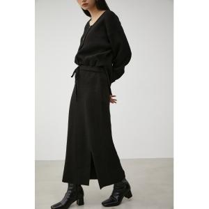 ワンピース レディース FRONT BUTTON BLOUSING RIB OP/フロントボタンブラウジングリブワンピース｜ZOZOTOWN Yahoo!店