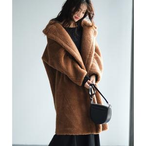 ムートンコート ボアコート レディース モコモコ きれいめ ロング ボアコート 暖かい ウール レディース