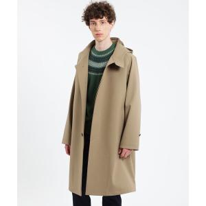 ステンカラーコート フリースボンディングツイル TIVERTON