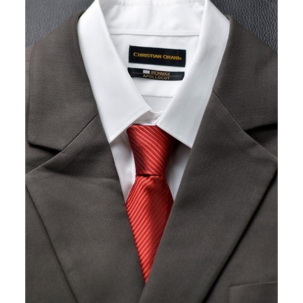 ネクタイ F＆D : バイヤスストライプネクタイ