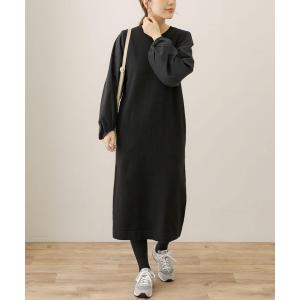 ワンピース 袖コンビニットワンピース