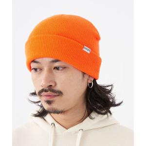 ニット帽 ニットキャップ ワンポイント刺繍スカルキャップビーニー