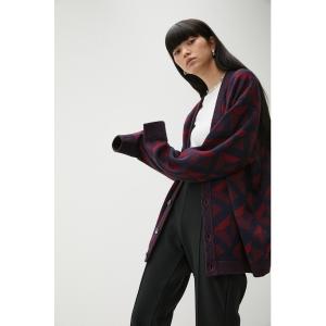 カーディガン メンズ RETRO PATTERN CARDIGAN/レトロパターンカーディガン