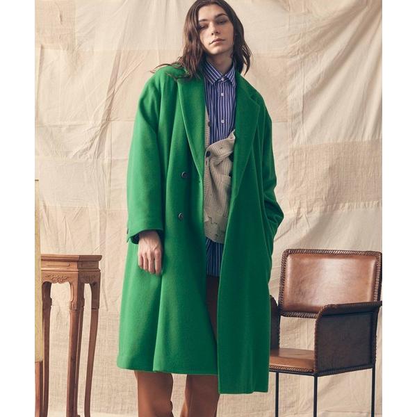 チェスターコート コート 「ユニセックスアイテム」プライムオーバーセミダブルカラーチェスターコート「...