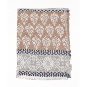 AVALON ストール マフラー ダマスク柄ジャガードストール静電気防止