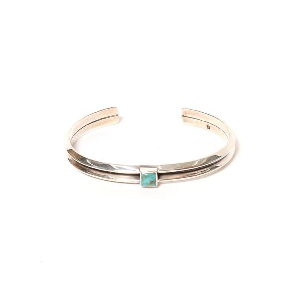 メンズ バングル SunKu/サンク W TRIANGLE BANGLE / TURQUOISE バ...