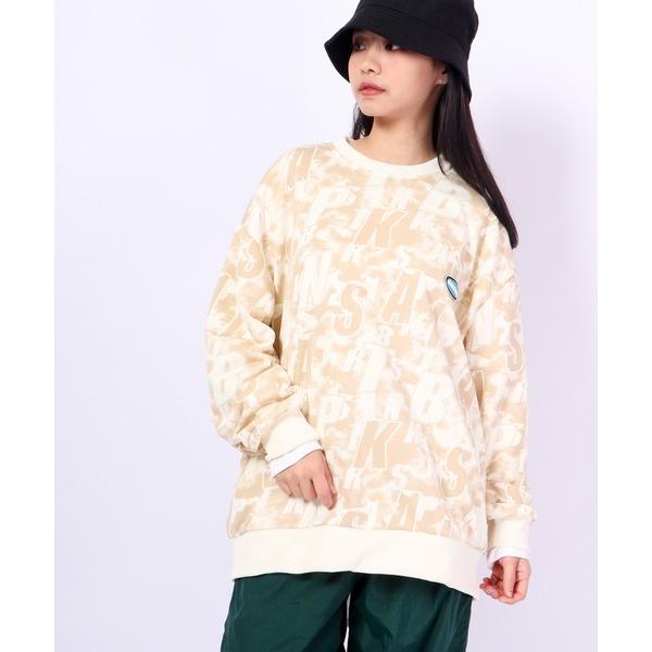 トレーナー スウェット Sunsweet 総柄トレーナー メンズ レディース
