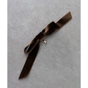 ヘアピン クラシックベロアリボンピン