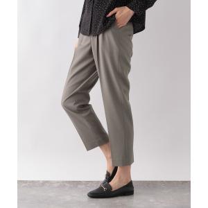 パンツ スラックス ウツクシルエットテーパードパンツ/125493