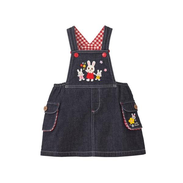 ジャンパースカート うさこデニムジャンパースカート キッズ 子供服 女の子