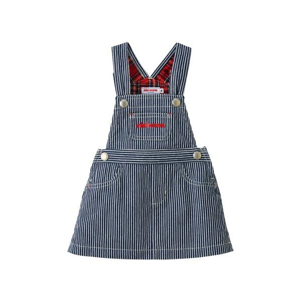 ジャンパースカート ヒッコリーデニムジャンパースカート キッズ 子供服 女の子