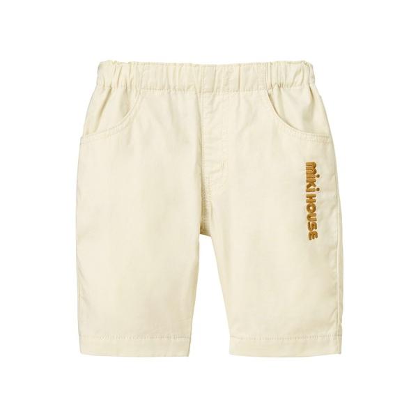 パンツ 縦ロゴ刺繍８分丈パンツ キッズ 子供服 男の子 女の子