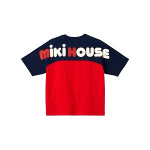 セール30%OFF！ミキハウス ミキロゴ バックロゴ 半袖Tシャツ 大人用