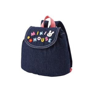 ミキハウス ベビー用 リュック デニム うさこちゃん セール30%OFF！ミキハウス うさこ デニム ベビーリュック【出産