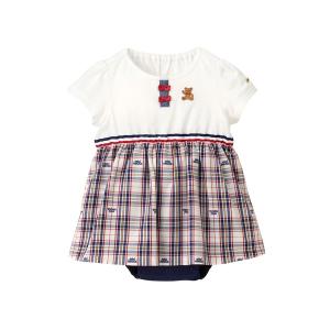 ベビー服 ロンパース ミキハウスベア ショートオール
