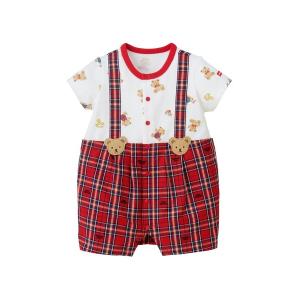 MIKI HOUSE（ミキハウス） ベビー服 ロンパース ミキハウスチェックの