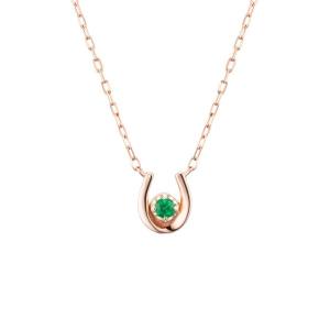 ete（エテ） ネックレス K10YG ダイヤモンド ホースシュー ネックレス