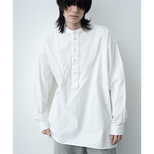 シャツ band collar over bosom shirt メンズ レディース